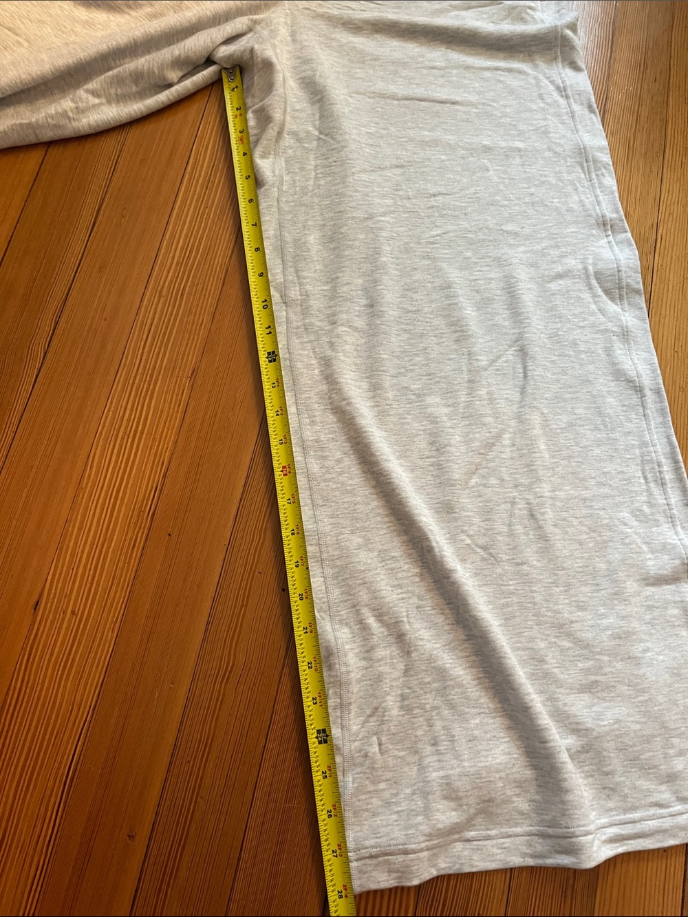Lululemon Heather Gray Wide Leg Sweatpants - Picture 4 of 6